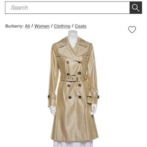 Burberry trench coat London Isabella